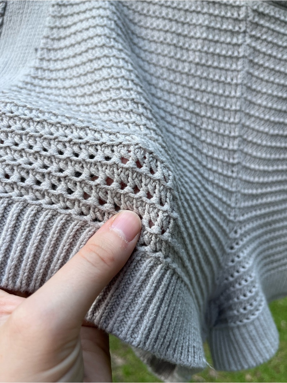 Lou & Grey Textured Knit Shorts - Cream - Picture 3 of 4